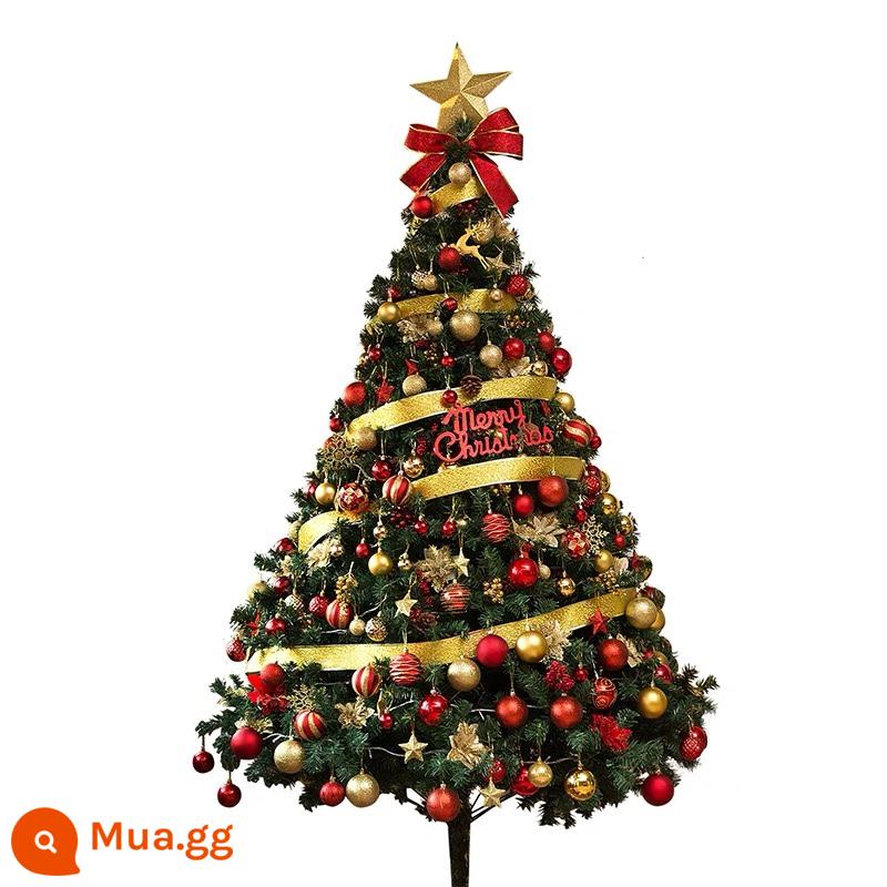 Gói cây thông Noel dùng trong gia đình, trang trí Giáng sinh khách sạn lớn, đồ trang trí mã hóa sang trọng cao cấp, bố cục cảnh thương mại - Cây thông Noel Jindian cao 2,1 mét có đèn