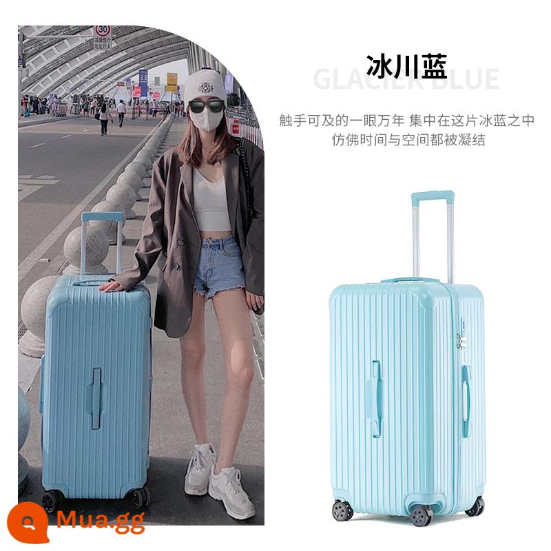 Hộp đòn bẩy hành lý cực kỳ cao - Glacier Blue [mẫu chống trầy xước mờ, tấm dày được nâng cấp]