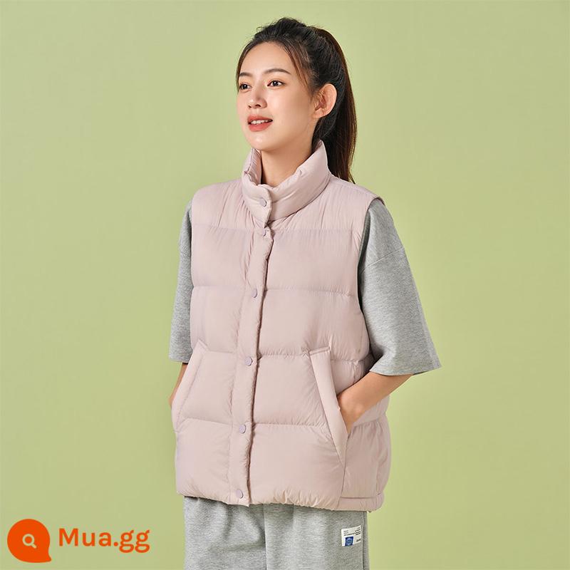 Tambor 2022 Mới Xuống Áo Vest Nữ Cổ Ngắn Đứng Cổ Đa Năng Áo Vest Áo Khoác Nhẹ - 1706 tinh bột khoai tây