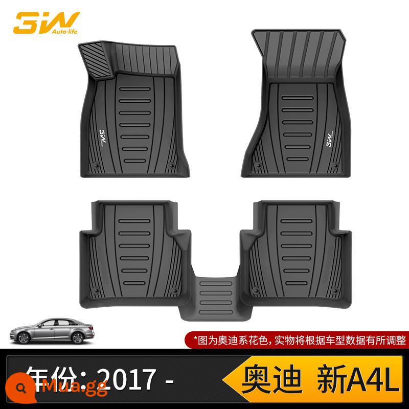 3W full TPE thích hợp cho thảm trải sàn Audi A3LA4L A6L A7L Q2L Q3Q4 Q5L Q7Q8 RS4 S3 - Thảm sàn Audi A4L full TPE mới (17-24 mẫu)