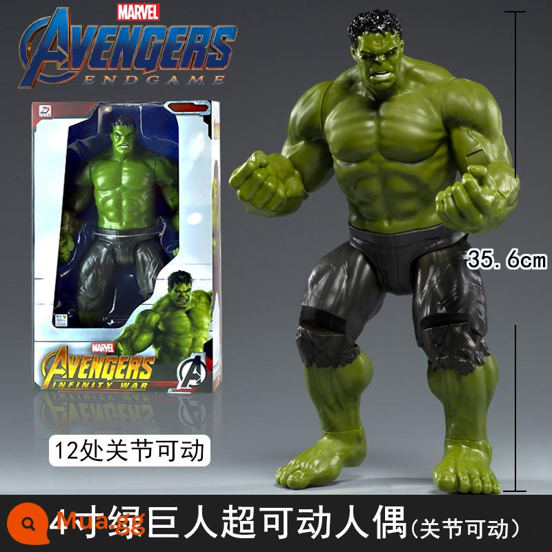 Đội Trưởng Mỹ Mô Hình Marvel Chính Hãng Avengers Liên Minh Di Động Búp Bê Đồ Chơi Mô Hình Trang Trí Búp Bê Xung Quanh - Hulk 14 inch