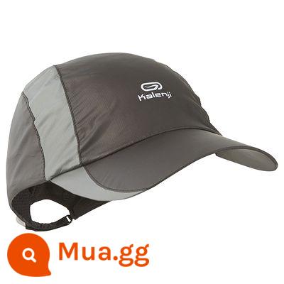 Decathlon Nón nam nữ mùa thu đông chống mưa có thể điều chỉnh thoáng khí đạt đỉnh nắp thể thao ngoài trời chạy bộ WSLA - đen \ xám xanh