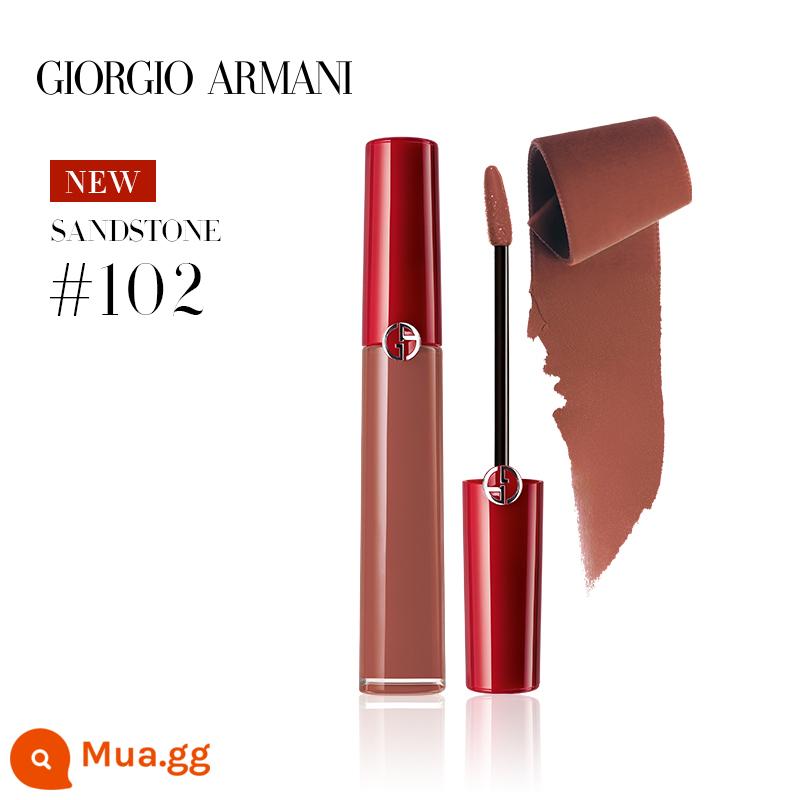 Amani Đỏ Ống Velvet Matte Lip Men Dưỡng Ẩm Dưỡng Trắng Da Thương Hiệu Lớn Son Môi Chính Hãng Màu Cà Chua Thối 405 - #102 Trà mơ lạnh