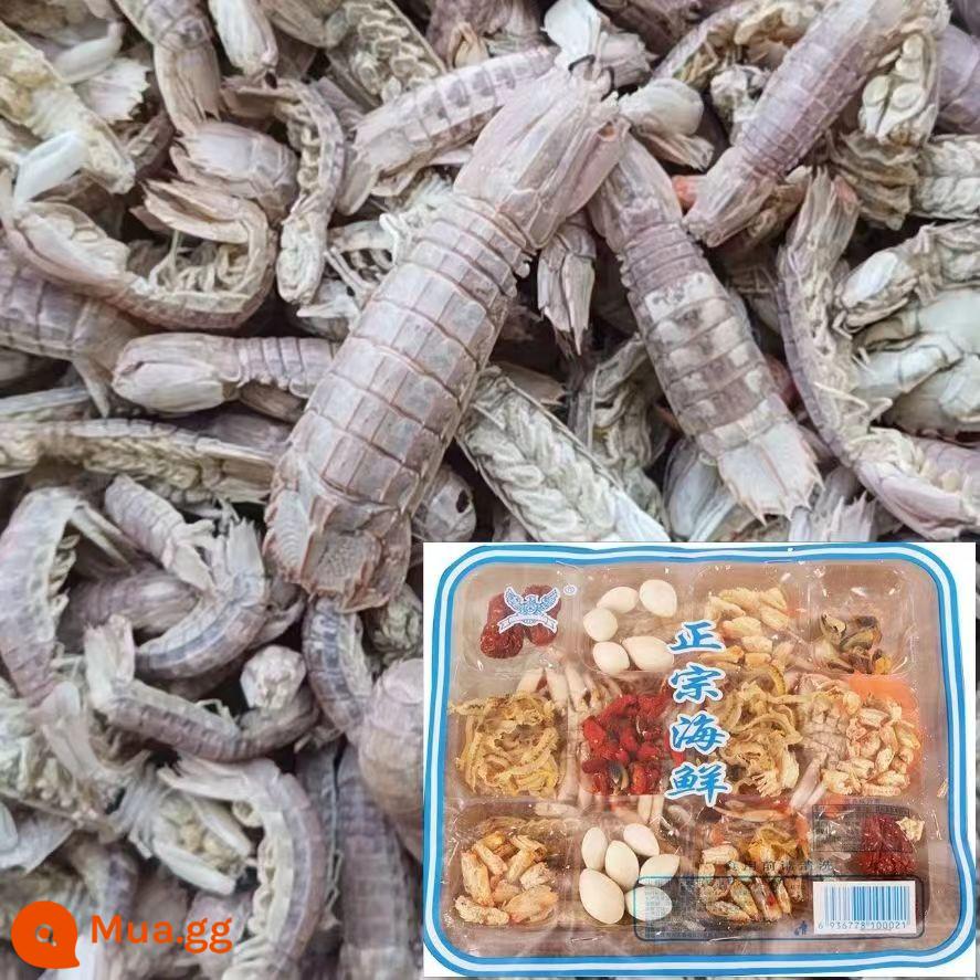 Hải sản chính xác nước súp bình khô cơ sở 150g*5 hộp súp cua già Bắc Kinh Saga Đông Bắc Sauerkraut - 1 hộp đế hải sản + 100g đế tôm khô