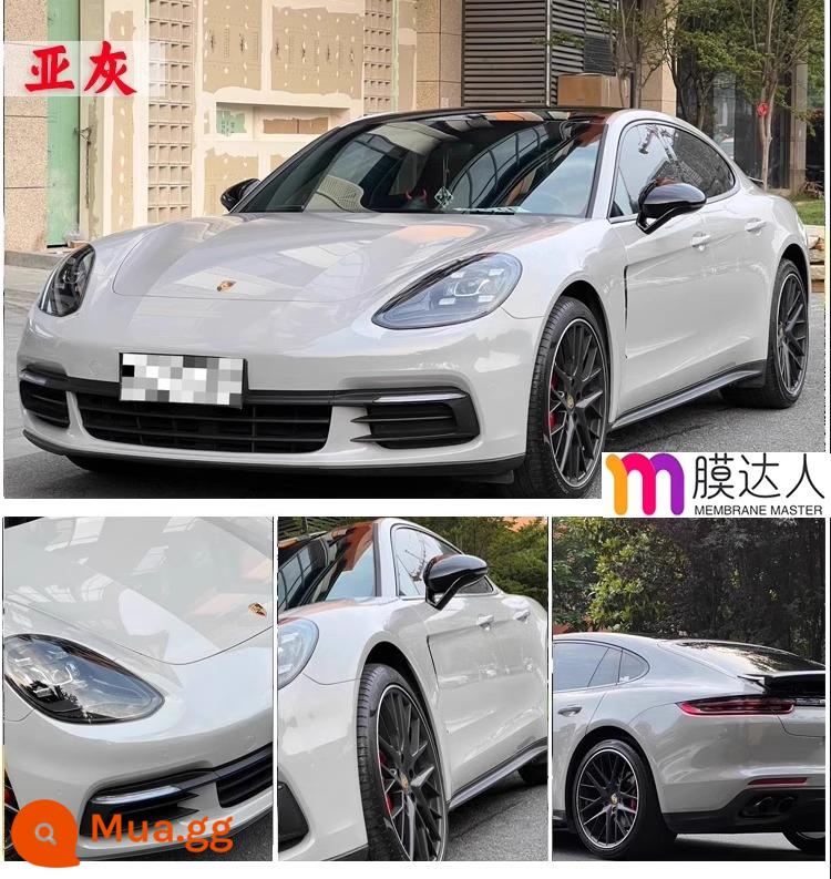 Phim đổi màu xe thú cưng toàn bộ thân xe toàn bộ phim phim tpu vỏ xe Tesla mờ chiến binh đen sáng GT bạc - Porsche Asia Grey [Dán toàn quốc, bảo hành 5 năm, nguyên liệu nhập khẩu]