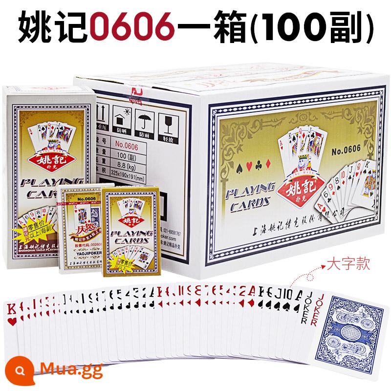 Yaoji xi texas hàng lô giá rẻ full box thanh lý 100 đôi dành cho người trung niên và người già nhân vật lớn mã 0606 đấu địa triều - Yao Ji 0606 ký tự lớn trong một hộp (100 cặp)