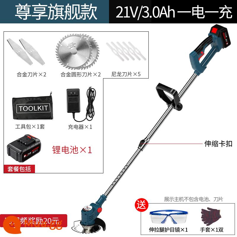 Pin Lithium Máy Cắt Cỏ Điện Máy Cắt Cỏ Đa Năng Weeder Hộ Gia Đình Nhỏ Bãi Cỏ Máy Sạc Cắt Tỉa Hiện Vật - Tận hưởng viên pin 21V/3.0Ah hàng đầu với sức mạnh mới được nâng cấp