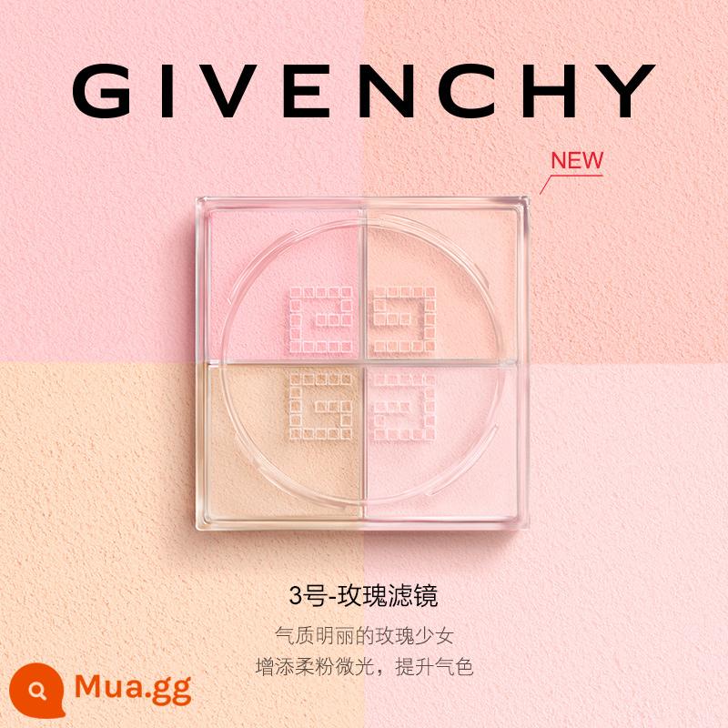 [Live] Chính hãng GIVENCHY Star Sigongge Loose Powder Makeup Loose Powder Breathable Concealer Soft Focus - [Bộ lọc hoa hồng] Phấn phủ số 3/12g