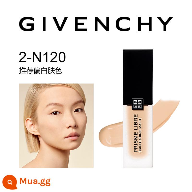 [Quà tặng năm mới] GIVENCHYGIVENCHY Celebrity Soft Mist Foundation Oily Skin Savior Giữ lớp trang điểm Che khuyết điểm - 2-N120