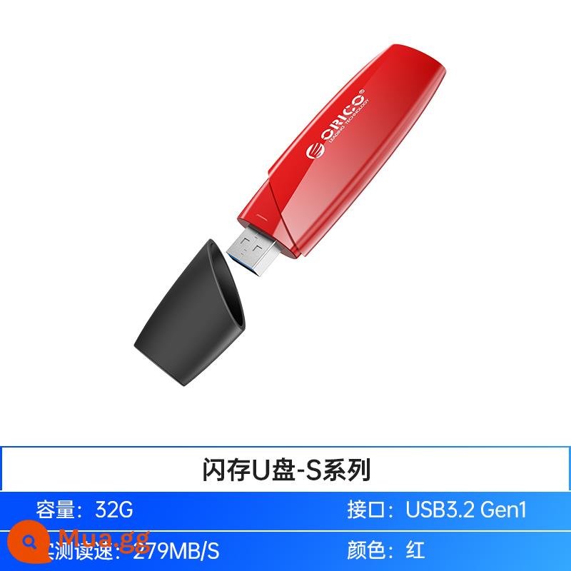 ORICO ORICO Đĩa U dung lượng lớn di động tốc độ cao 64gusb điện thoại di động máy tính flash UFSDỔ USB flash Type-C - [Bộ nhớ flash U Disk] Giao diện 32G-USB3.2-Đỏ