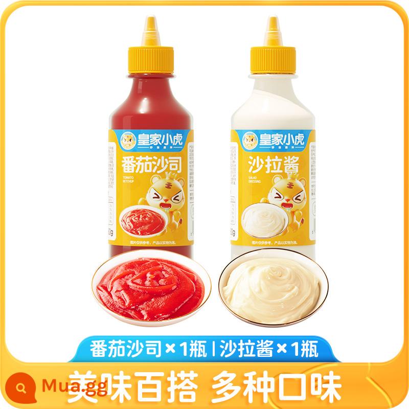 Royal Tiger Ketchup Sốt Salad Kết Hợp Sốt Cà Chua Hành Đóng Chai Nước Sốt Bánh Nước Sốt Cà Chua Thương Mại Tương Ớt Ngọt - 280g sốt cà chua + 280g sốt salad (2 chai sẽ tiết kiệm chi phí hơn)