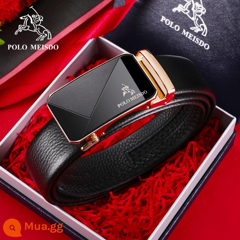 Anh Polo Ralph Lauren Chính Thức Chính Hãng Thắt Lưng Nam Da Nam Khóa Tự Động Thắt Lưng Thương Hiệu Cao Cấp Phù Hợp Với Thanh Niên Thắt Lưng - [SF Express] PL363 miễn phí [hộp quà tặng] vàng