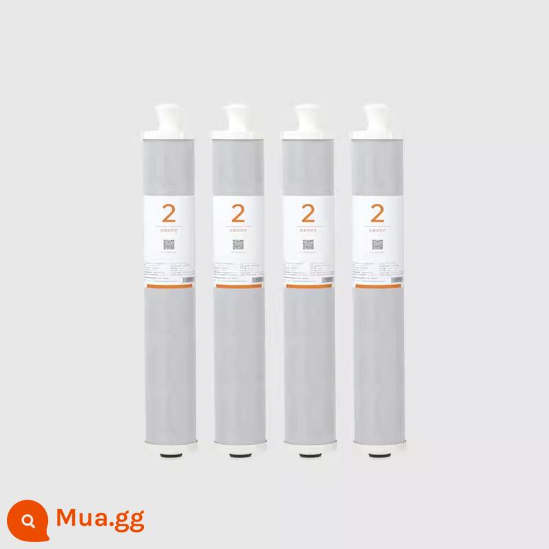 Nửa còn lại phù hợp cho máy lọc nước Xiaomi nhà bếp 400600G3 RO lõi lọc phẳng thẩm thấu ngược với màng bên trong có thể thay thế - [Vật tư tiêu hao] 4 miếng than hoạt tính phía trước