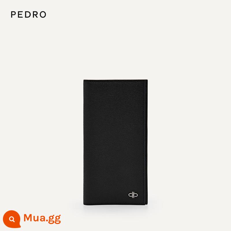 Ví da bò PEDRO Icon ví nam phiên bản dài nhiều thẻ phiên bản mở mùa đông 22 mới PM4-16500070 - đen