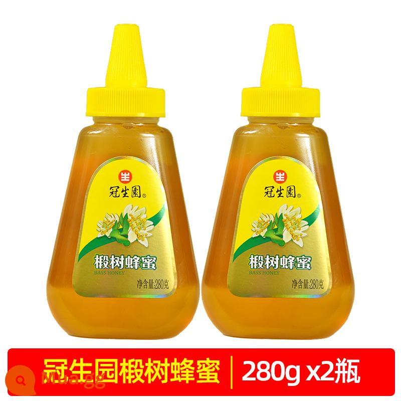 Mật ong Guanshengyuan 900g trang trại tự sản xuất trăm hoa cây bồ đề mật ong rừng nguyên chất không tự nhiên hoang dã hộp quà Tết - Mật ong Linden 280g*2 chai