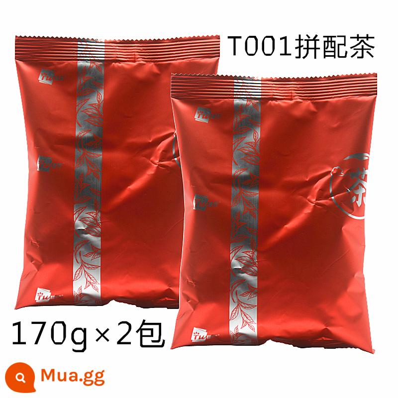 Jierong T001 bột trà đen 170g Trà pha trộn kiểu Hồng Kông Trà đen Ceylon vớ trà sữa Trà sữa kiểu Hồng Kông trà chanh - 2 túi trà riêng lẻ