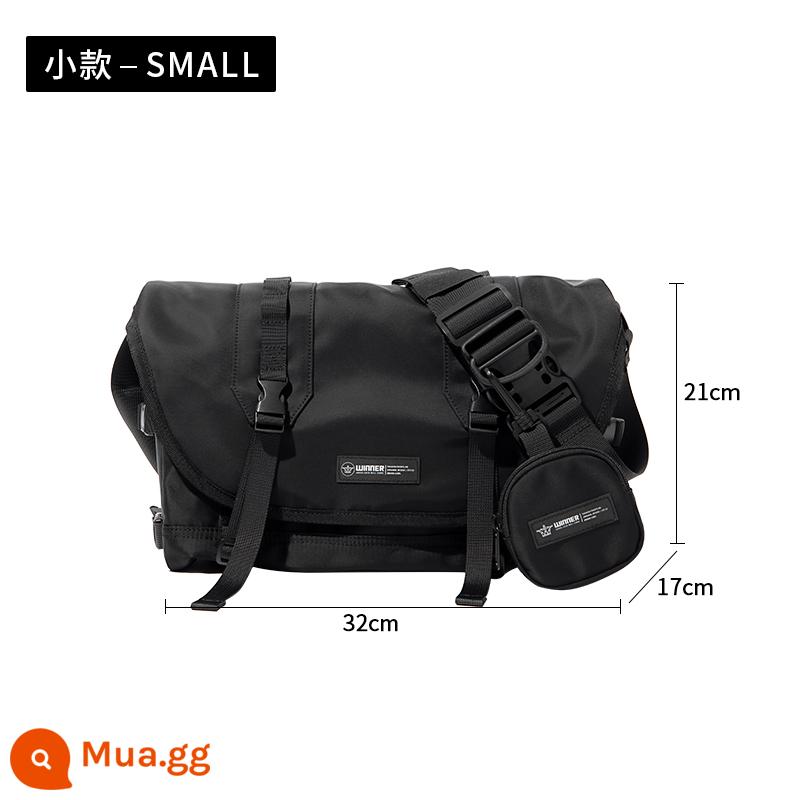 Túi Messenger MADEBAG Thương hiệu hợp thời trang dành cho nam Túi Messenger một vai chức năng Ba lô dụng cụ Nhật Bản Túi Satchel Túi nữ dung tích lớn - kèn đen