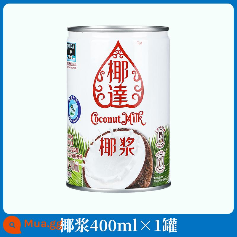 Thành phần nguyên liệu bột đá bột đầy đủ Bộ đá lạnh Tứ Xuyên gian hàng thương mại đặc biệt mứt hộ gia đình nguyên liệu nhỏ bột đá đá trắng - Nước cốt dừa 400ml