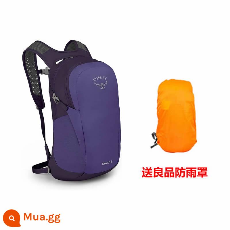 Spot Kitty Hawk OSPREY DAYLITE ánh sáng ban ngày 13L ba lô ngoài trời hàng ngày trong thành phố có thể được đăng ký - Phong cách mới màu tím huyền ảo