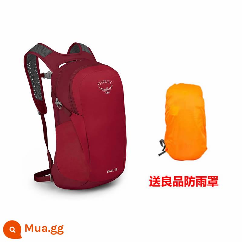 Spot Kitty Hawk OSPREY DAYLITE ánh sáng ban ngày 13L ba lô ngoài trời hàng ngày trong thành phố có thể được đăng ký - Màu đỏ phong cách mới