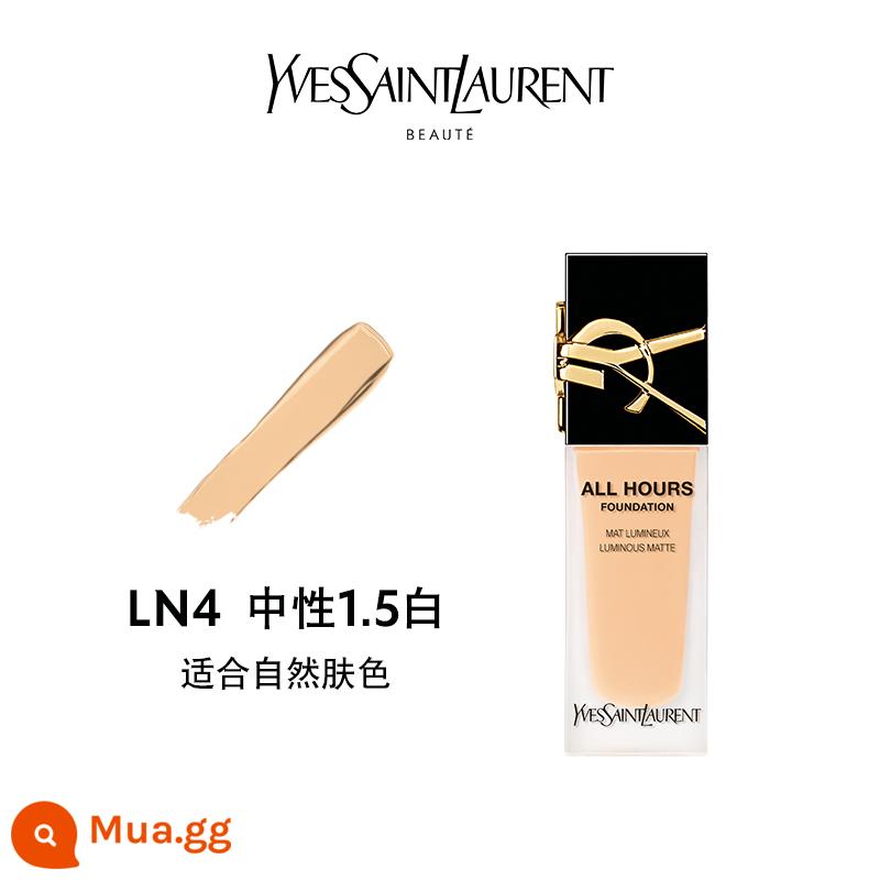 [Danh sách mới] Kem nền YSL Yves Saint Laurent Forever Liquid Foundation Trang điểm mặt mờ siêu mỏng Che khuyết điểm ngoan ngoãn Da dầu Love - LN4 | Trung tính 1,5 trắng