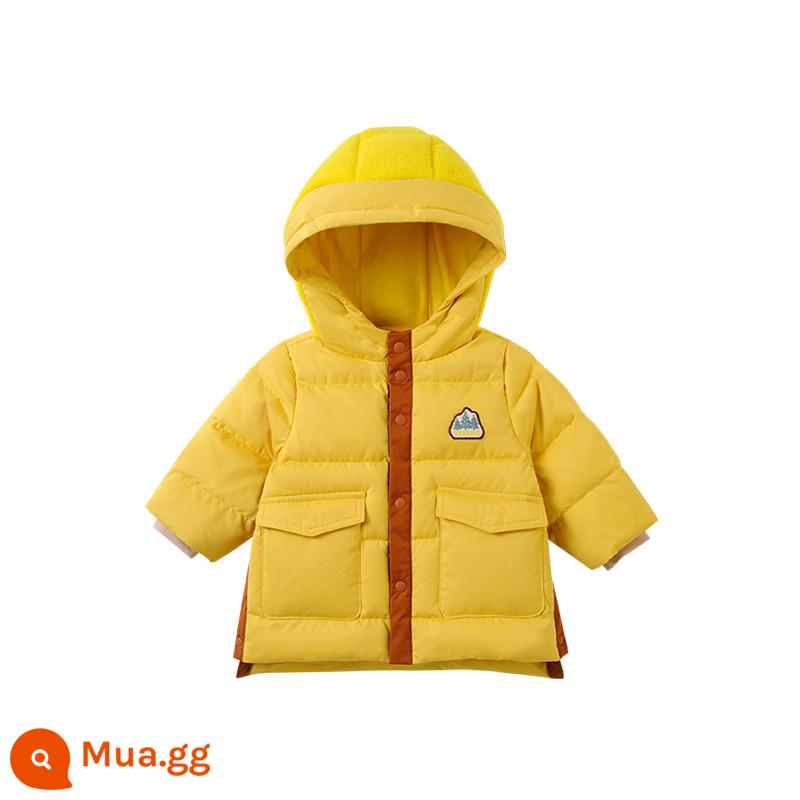 [Thông quan đặc biệt] Áo khoác Yingshi Down Jacket Áo khoác trùm đầu mùa đông Áo đi chơi dày ấm áp cho bé trai và bé gái - Chim kim oanh YRWFJ41172A