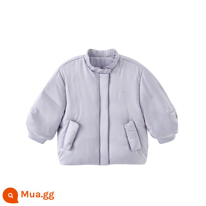 [Thông quan đặc biệt] Áo khoác Yingshi Down Jacket Áo khoác trùm đầu mùa đông Áo đi chơi dày ấm áp cho bé trai và bé gái - Hoa oải hương YRWBJ41216A