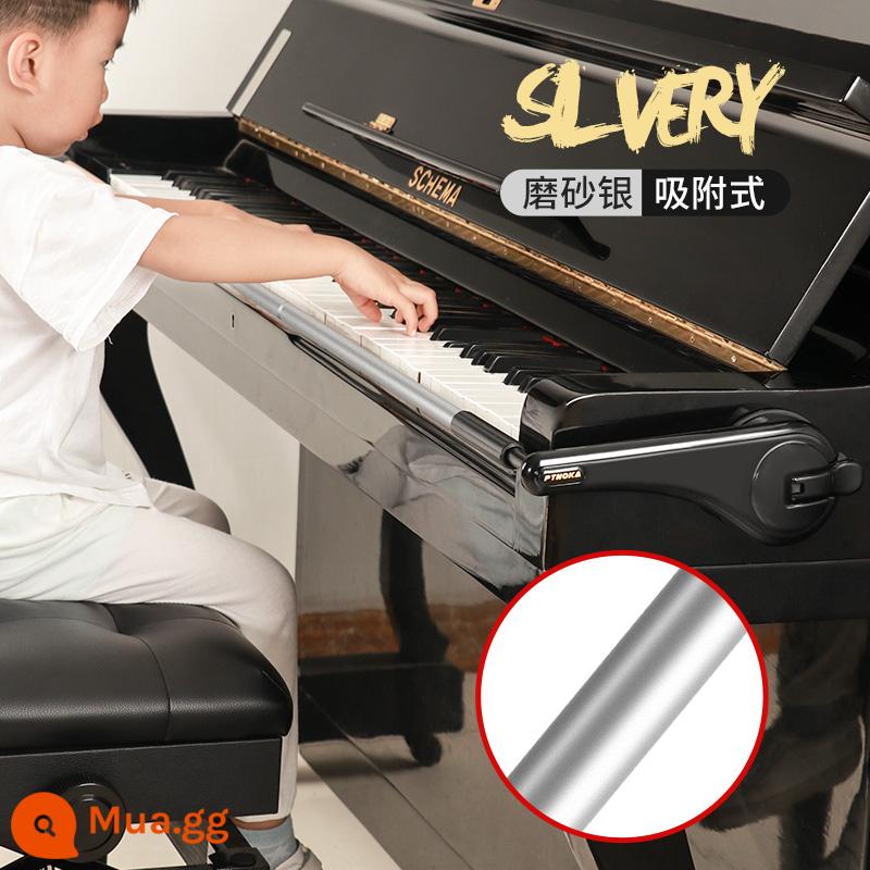 Chơi đàn piano Bộ sửa ngón tay hình bàn tay chống gãy Bộ chỉnh ngón tay hình cổ tay cho trẻ em thực hành piano Hỗ trợ giá đỡ hiện vật - Loại hấp phụ [kiểu piano] bạc