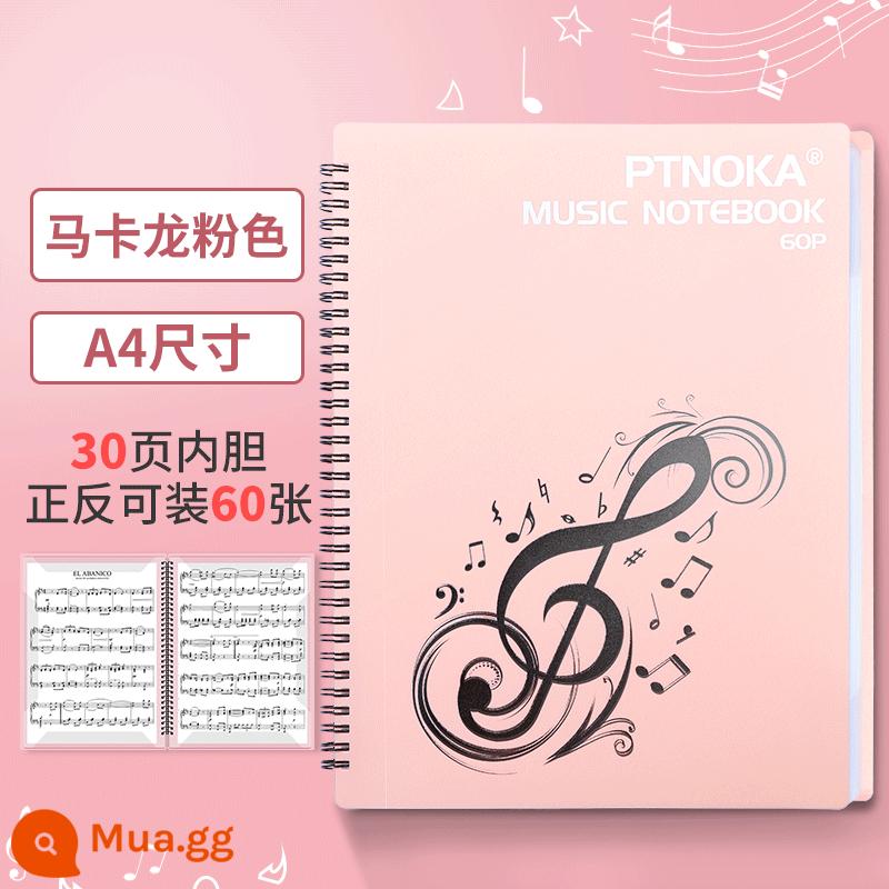 Clip sửa đổi bản nhạc piano không phản xạ và đảo ngược clip bản nhạc rời Túi đựng tài liệu học sinh 3A4 - Bột Macaron [30 trang, 60 ảnh]