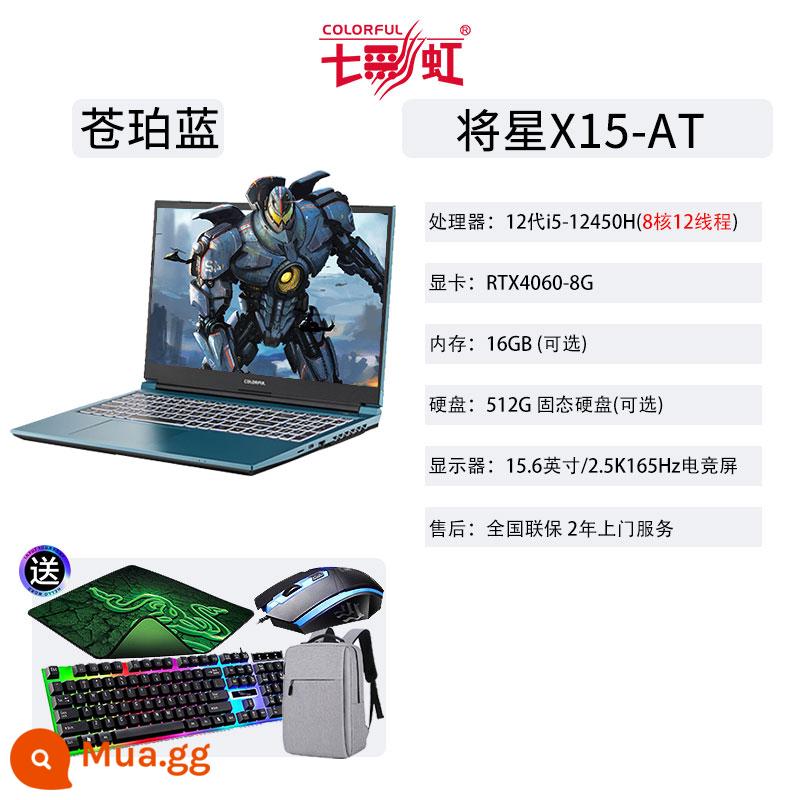 Ngôi sao chung đầy màu sắc X15/ngôi sao ẩn P15 P16 Core 12 thế hệ sinh viên 4060 máy tính xách tay chơi game đầy máu - Gam màu cao Jiangxing X15/i5-12450H/RTX4060/15,6 inch 2K165Hz