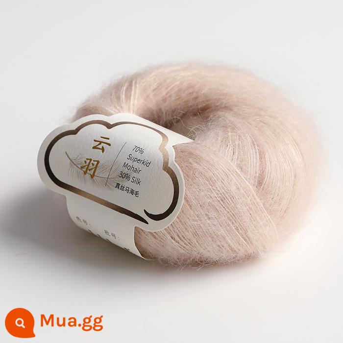 [Yunyu] lụa mohair len 70 mohair trẻ Nam Phi 30 sợi len dệt kim thủ công bằng tay - 111 Roumi