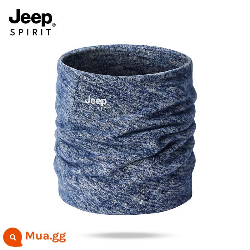 JEEP khăn nhỏ nam mùa đông nam cột sống cổ đi khăn lạnh và ấm ngoài trời xe máy mặt nạ cổ bao - Mẫu sử dụng kép màu xanh rayon A0541