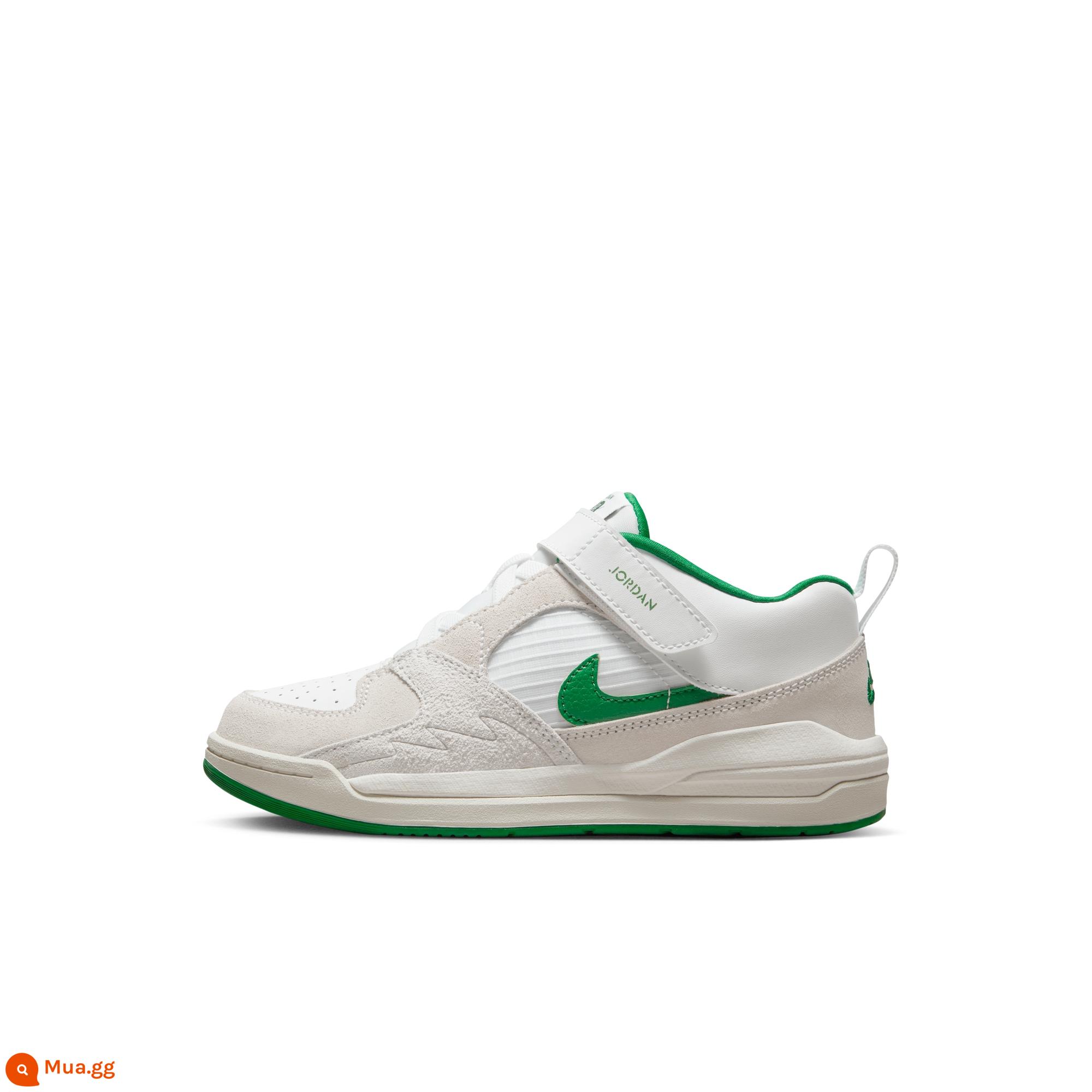 Jordan Chính thức Nike Jordan Boys STADIUM 90 Giày thể thao trẻ em mùa đông không dây DX4398 - 103 trắng/xanh cỏ linh lăng/trắng cánh buồm/đen