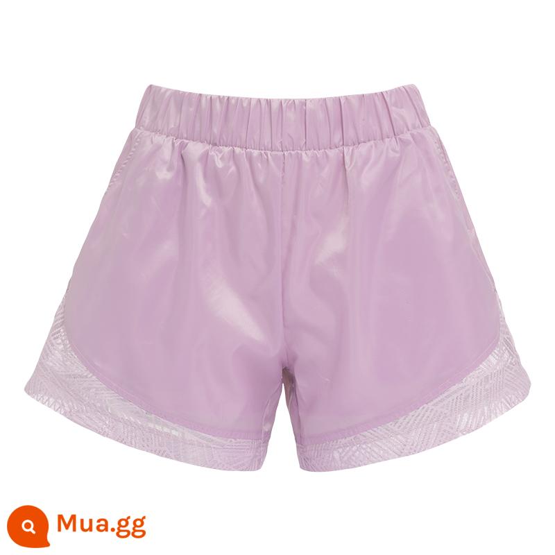 aimer thể thao Quần short tập yoga thoải mái thể thao AIMER giả hai mảnh AS151G41 - tím nhạt