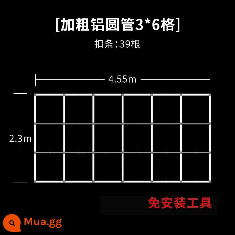 Giá đỡ màn hình lưới kéo giá đỡ áp phích gấp lớn chữ ký đăng nhập cuộc họp thường niên lớn trên tường bảng quảng cáo KT giá đỡ màn hình nền kính thiên văn - Ống tròn nhôm dày 3×6 lưới (230x455CM) đi kèm dây buộc cáp + găng tay