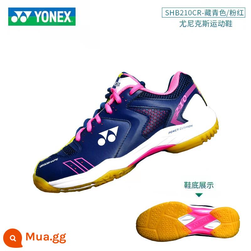 YONEX Giày cầu lông Yonex nam và nữ giày thể thao chuyên nghiệp hàng đầu chống trượt chống trượt YY - 210CR màu hồng navy, cùng kiểu dáng cho nam và nữ