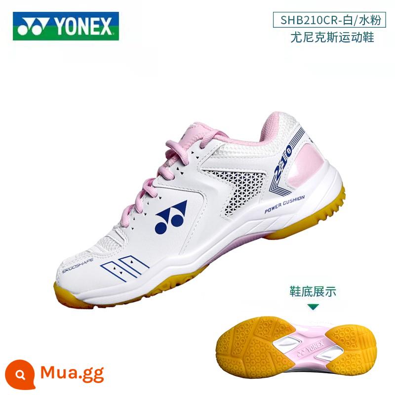 YONEX Giày cầu lông Yonex nam và nữ giày thể thao chuyên nghiệp hàng đầu chống trượt chống trượt YY - Bột màu trắng 210CR phong cách nữ