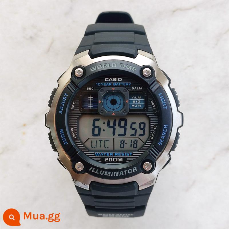 Đồng hồ Casio CASIO AE-1200WH-1C đồng hồ điện tử nhựa sinh viên thể thao chống thấm nước phong cách cổ điển đa chức năng - AE-2000W-1A