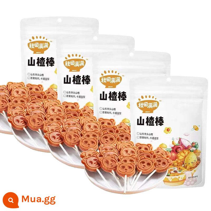 Akita đầy ắp kẹo táo gai, trái cây que, cuộn táo gai, đầy ắp công thức ăn dặm cho bé 1 tuổi - [4 túi giá trị lớn] Que táo gai 4 túi (hương gốc)