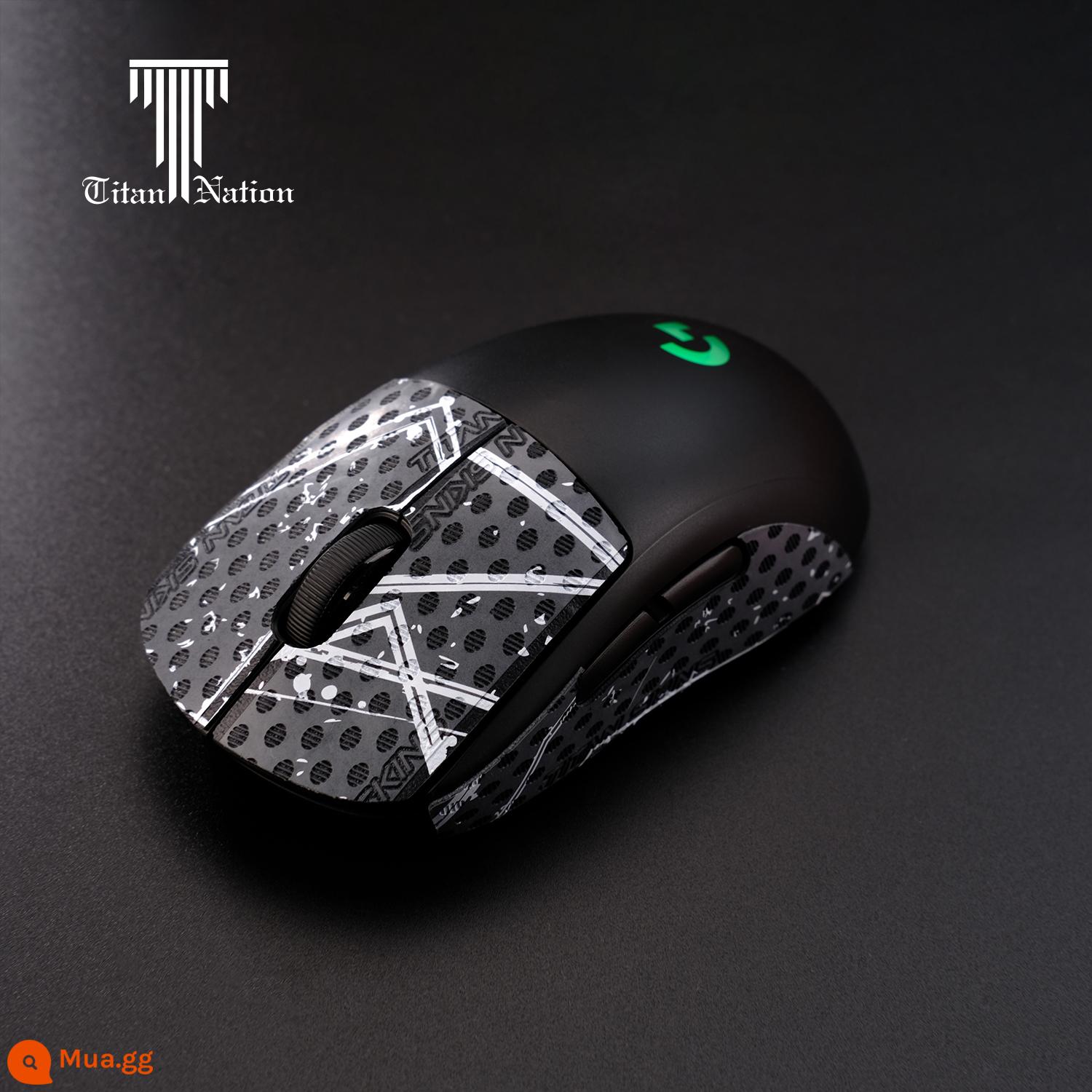 Chuột thấm hút mồ hôi chống trượt miếng dán chống mồ hôi TitanSkins GPW GPW2 độc viper EC2G502 da thằn lằn phiên bản tùy chỉnh - Đường kính dây màu xám