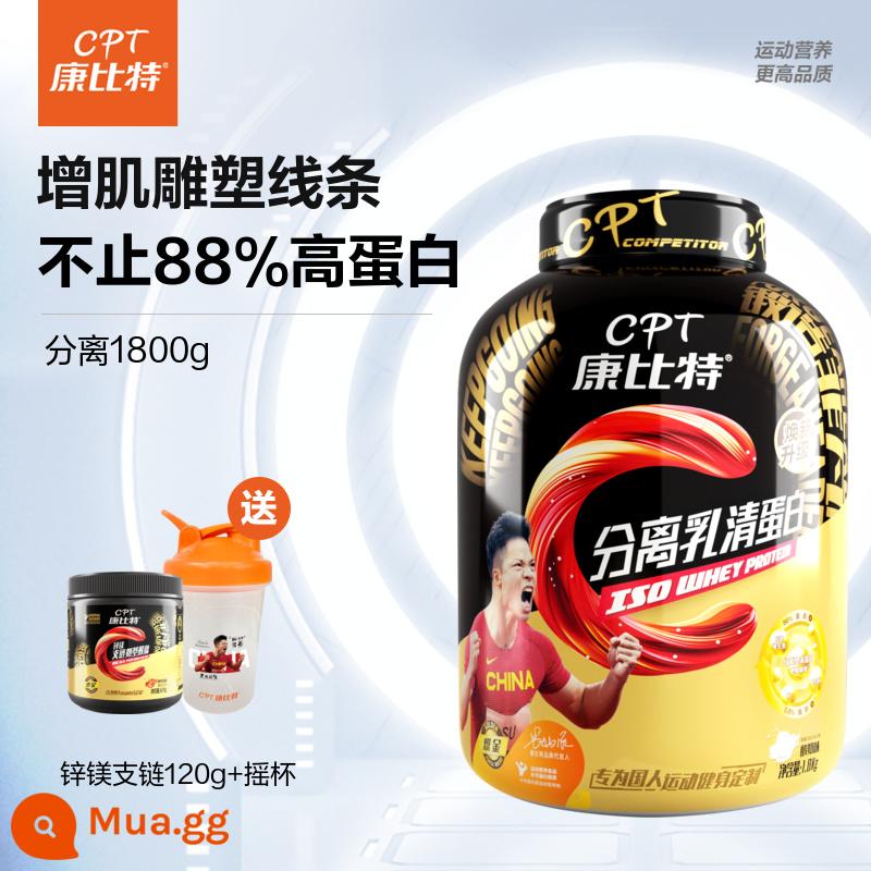 Kangbit Bột Whey Protein Cô Lập Bột Tăng Cơ Bắp Tập Thể Hình Cho Nam Bột Whey Protein Ít Béo Tăng Cơ Chính Thức Cửa Hàng Hàng Đầu - [Dành riêng cho khách hàng thường xuyên] Whey cô lập 1800g