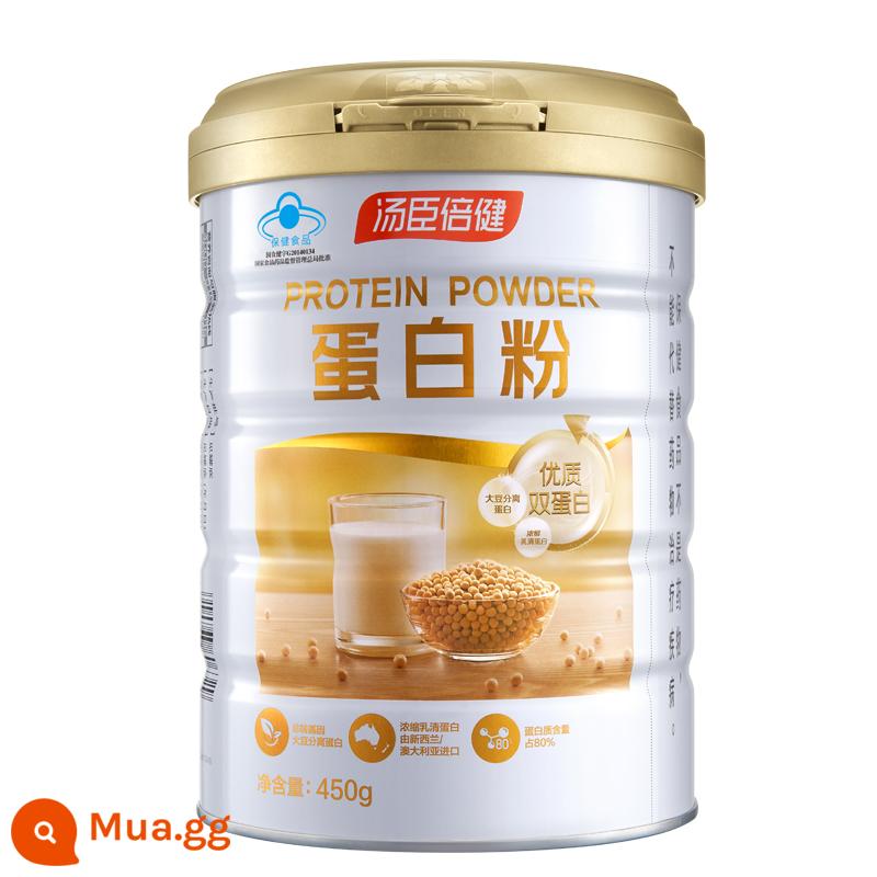 450g] Bột đạm Tomson Beijian 450g nam nữ tăng cường miễn dịch đạm đậu nành whey protein kép - Trắng