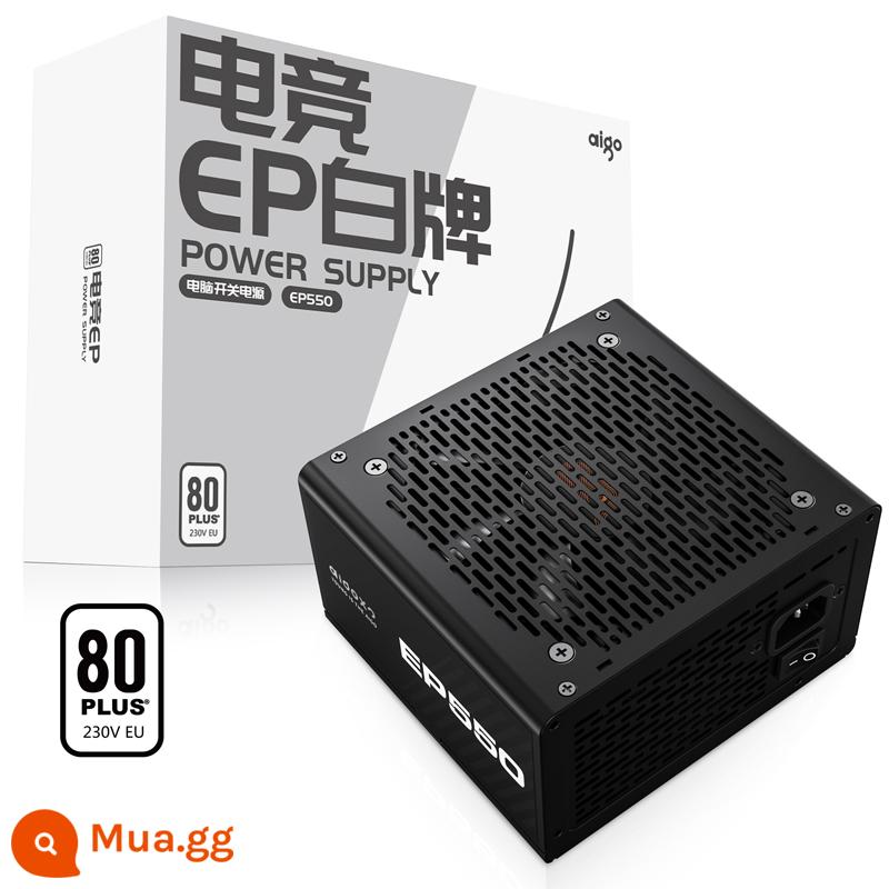 Vỏ máy tính Patriot G500w cung cấp điện đầy đủ mô-đun công suất cao nhất 600W máy tính để bàn chủ atx cpu hai chiều - Cáp ổ cắm thẳng EP550 nhãn hiệu màu trắng (công suất định mức 550W) màu đen