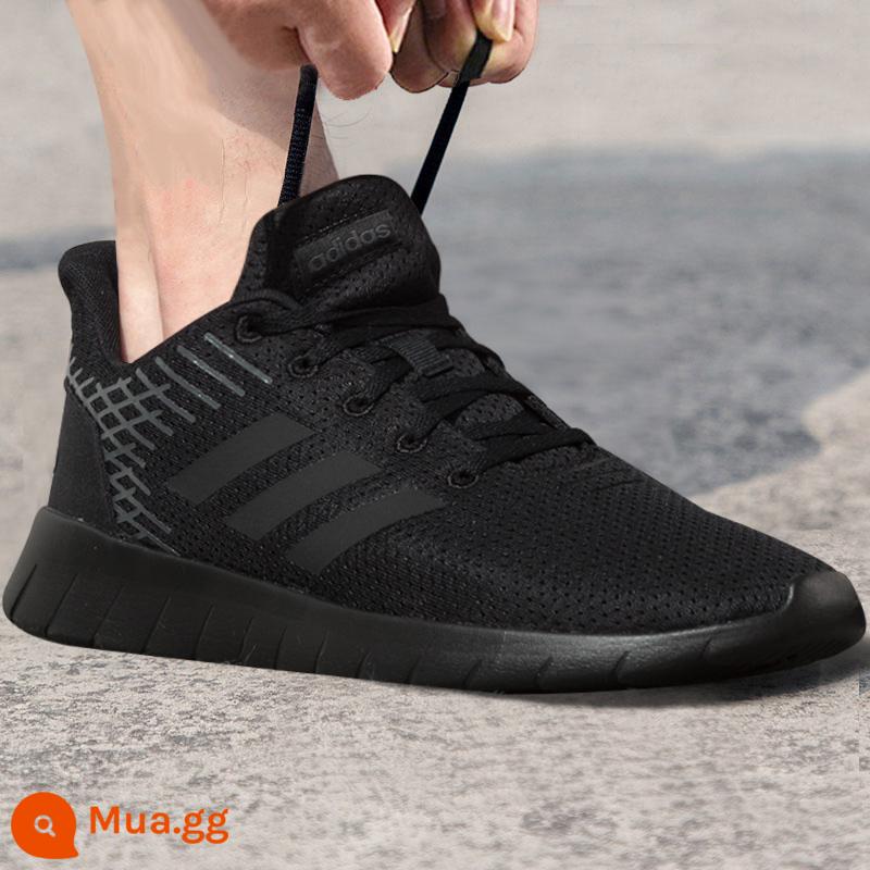 Trang web chính thức của giày nam adidas hàng đầu chính thức giày chạy bộ chiến binh màu đen mùa thu đích thực giày thể thao nam màu đen giày thể thao nam - F36333/Black Warrior nảy/Nhẹ và chống mài mòn