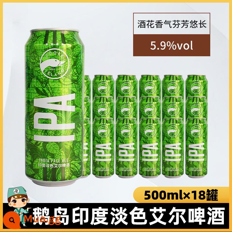 New Date Budweiser Bia thủ công nội địa Goose Island IPA 500ml*18 Đóng hộp FCL - Đảo Goose IPA 500ml*18 lon