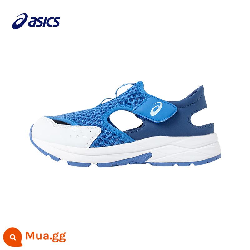 Asics / Arthurs trẻ em xăng đan nữ 2023 mới mùa hè dành cho nam và nữ giày chạy bộ thể thao rỗng nhẹ thoáng khí - Màu xanh 400