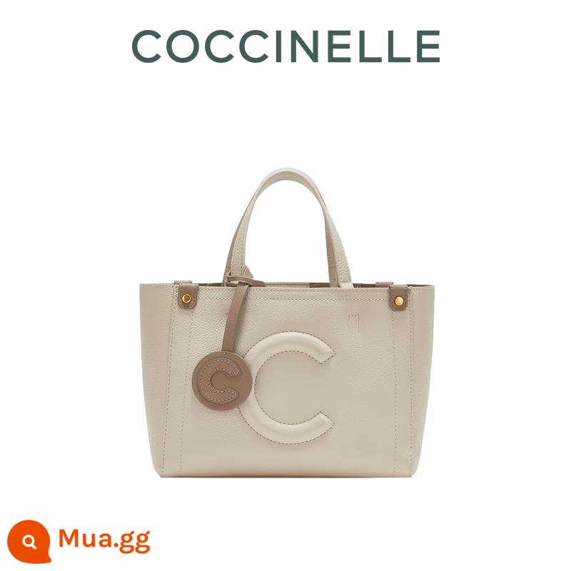 COCCINELLE / Cochinelle C SHOPPER Túi đeo vai cỡ nhỏ - Vỏ màu xám/Xám nhạt-