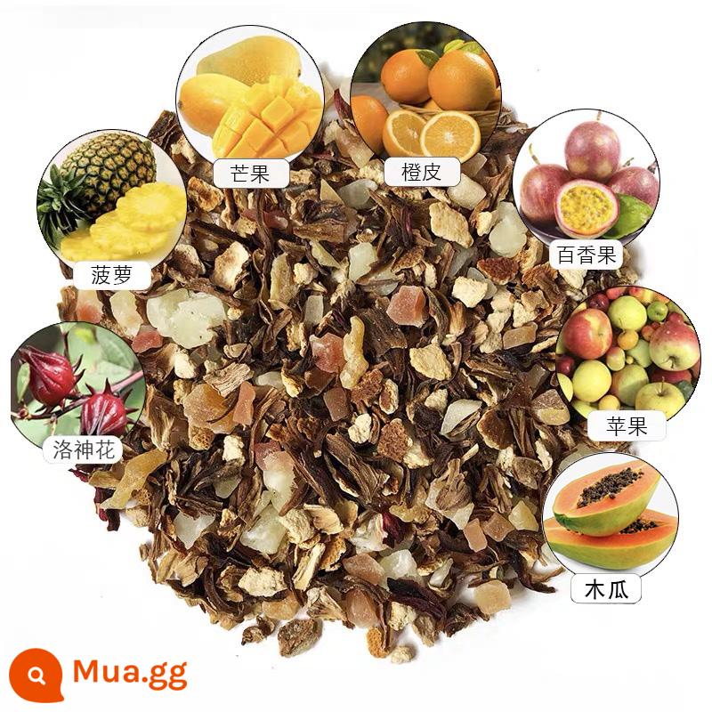 Trà hoa và trái cây tương tự trong khu danh lam thắng cảnh 500g rượu rum trà hoa mâm xôi hoa hồng anh đào trà việt quất trà trái cây Hạ Môn - Xoài Chanh Dây (Low Acid)