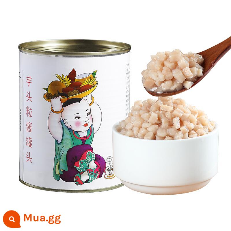 Đậu đỏ đóng hộp Quảng Tây 950g Bột đậu đỏ eo mật nấu đường nano Đậu mật nguyên liệu đặc biệt cho quán trà sữa nướng - Hạt khoai môn đóng hộp 880G (không miễn phí giao hàng nếu đầy)