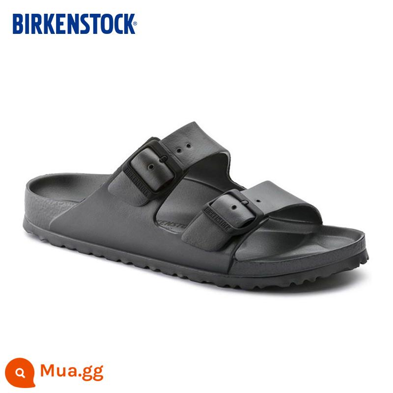 BIRKENSTOCK dép nam nữ giống nhau Dép eva đi giày đi biển dòng Arizona nhập khẩu Đức - Phiên bản hẹp màu xám 1001498